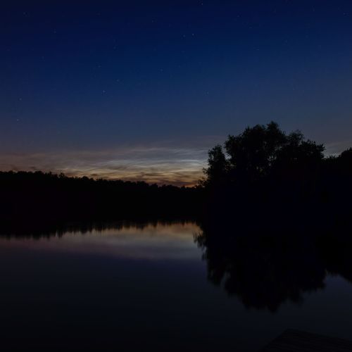 Nuages noctulescents. La Harelle Heurteauville